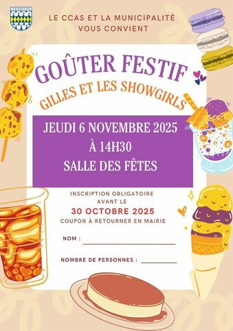Goûter festif pour les seniors – Jeudi 6 novembre 2025