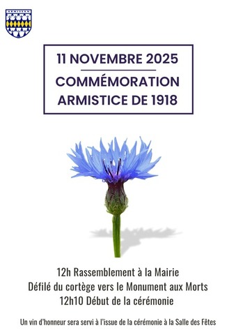 Commémoration Armistice 1918