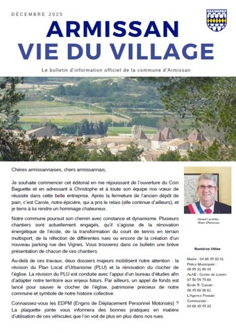 Bulletin Municipal Décembre 2025