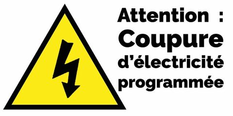Coupures de courant programmées par Enedis