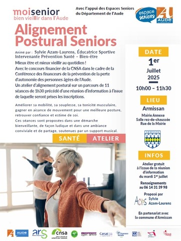 Atelier : Alignement postural seniors