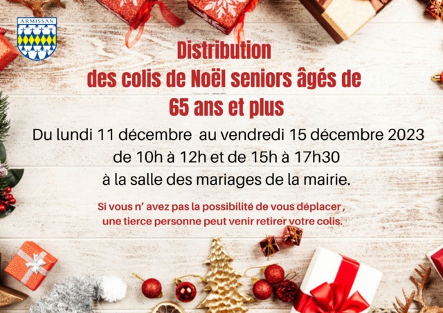 [SENIORS] Colis cadeaux de fin d'année 