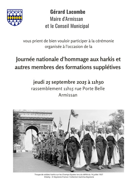 Hommage aux harkis 