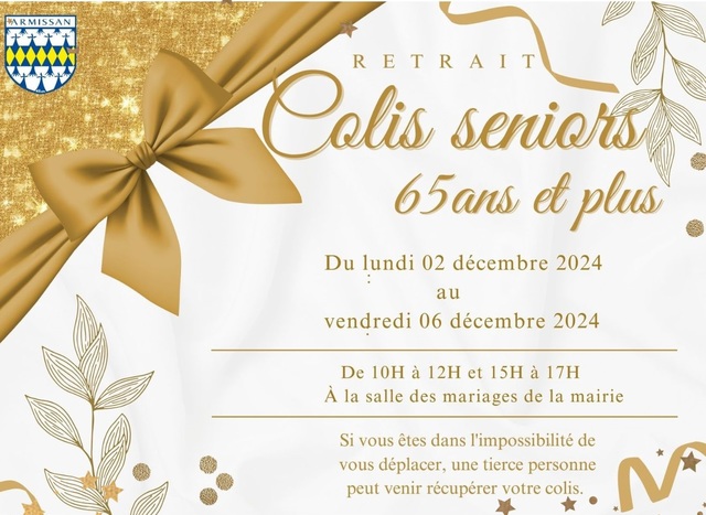 [SENIORS] Distribution des Colis de Fin d'Année