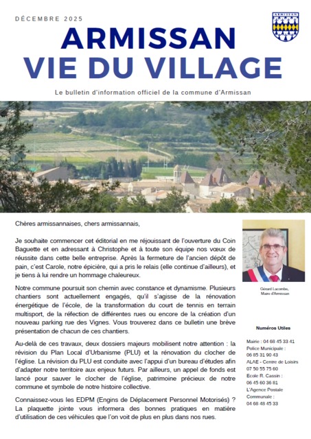 Bulletin Municipal Décembre 2025