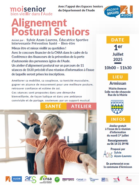 Atelier : Alignement postural seniors